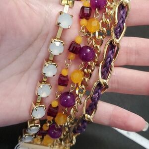 **Sale** Gold tone Charming Charlie bracelet 8"